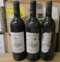 3 bottles Chateau La Violette, 1986, Pomerol (Est. plus 24% premium inc. VAT) Condition Report: