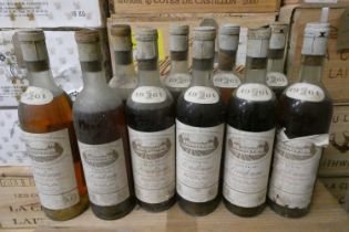 10 bottles Chateau Loudenne, 1961, medoc Condition Report: 2 levels upper shoulder, 5 mid