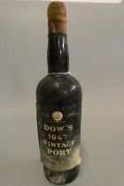 1 bottle Dow's 1947 vintage port (Est. plus 24% premium inc. VAT) Condition Report: Generally