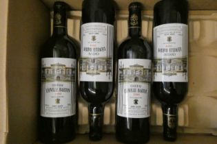 4 bottles Chateau Leoville Barton, 1999, Saint-Julien (Est. plus 24% premium inc. VAT) Condition