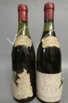 2 bottles Givry, 1970, Paul Richardson, grand vin (Est. plus 24% premium inc. VAT) Condition Report: