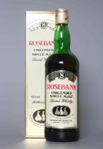 1 bottle Rosebank 8 year old single malt scotch whisky, 40%, boxed (Est. plus 24% premium inc.