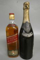 1 bottle Leon Gobert & Cie 1929 vintage champagne "Reserved for Great Britain", together with a