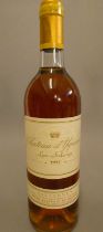 1 bottle Chateau Yquem, 1993, Sur-Saluces, sauternes (Est. plus 24% premium inc. VAT) Condition