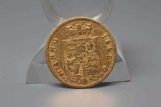 A GEORGE IV HALF SOVEREIGN, 1825, 4g (Est. plus 20% premium)