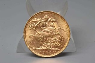 A VICTORIA OH SOVEREIGN, 1900, 8g (Est. plus 20% premium)