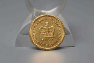 A GEORGE III HALF SOVEREIGN, 1804, 2.7g (Est. plus 20% premium)