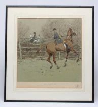 Y CHARLES JOHNSON PAYNE "SNAFFLES" (1884-1967) "Not Taking Any", photolithograph finished in