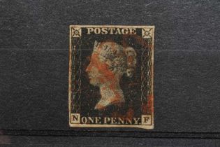 PENNY BLACK 4 margins toned and indistinct red MX (Est. plus 24% premium inc. VAT)