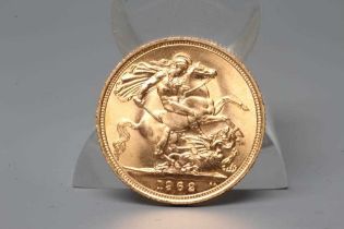 AN ELIZABETH II SOVEREIGN, 1962, 8g (Est. plus 20% premium)