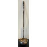 A white metal and baleen toddy ladle, initialled to front. Length 32.5 cms.