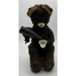 A Japanese ‘Alps’ picnic bear, battery operated tin plate toy. 25cm h.