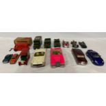 Toy cars to include: Triang Minic boxed clockwork Ford Royal Mail Van, Dinky Lady Penelope's car,