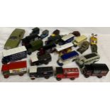 Corgi Diecast Vehicles to include tankers, lorries, buses, together with Ertl tractor, Matchbox,