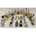 A collection of Perfume Bottles to include one for Houbigant with original foil label and glass