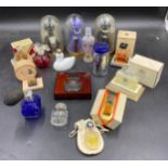 A collection of 20thC perfume bottles to include Max Factor Exuberance, Electrique, Primitif in