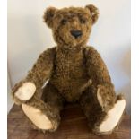 A large 20thC Steiff teddy. 68cmh standing. Labelled 1993 02629