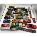 A collection of various diecast toys to include Matchbox,: Foden Breakdown Tractor, Hoveringham