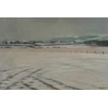 Elizabeth A Smith PPRSMA (1950), Winter Landscape The Cleveland Hills, pastel, signed and dated