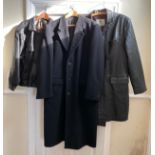 An Uomo Valentino Harrods man's 48 reg 70/30 wool/cashmere overcoat, a Teodem M genuine leather