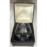 A boxed Caithness glass trophy bowl engraved with a "Clipper" 18cm h.