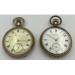 Two gold plated pocket watches to include Collingwood pocket watch, Dennison Watch Case Co Ltd 'This