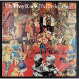 Peter Blake interest: A 45rpm record "Do They Know It's Christmas" reverse side "Feed The World"