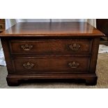 A good quality oak cabinet with drawer to base and cupboard to top with drop down front.