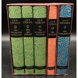J.R.R. Tolkien: a collection of Folio Society books all in slip case to include The Lord of the