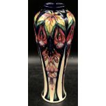 A limited edition Moorcroft vase decorated with Marinka pattern designed and signed by Rachael