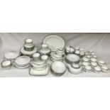 Large tea, coffee and dinner service in the Wedgwood Amherst pattern. Items to include, tea set,