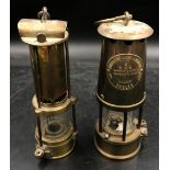 Two Safety Lamps one an Eccles Type 6 M & Q Miners Safety Lamp the other a Gateshead maker but