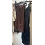 Six various vintage ladies dresses to include 2 Max Mara, Frank Usher and 2 Marcel Fenez and an Eric