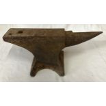 A cast iron anvil, 43l x 20cm h.