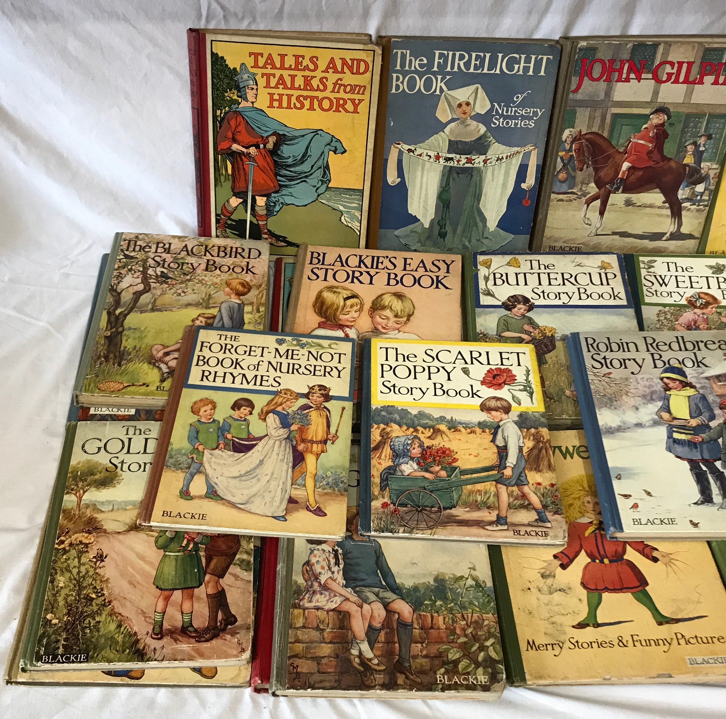 A collection of Blackie's Children's Books 1900s - 1940s (42) to include Tales and Talks from - Image 2 of 6