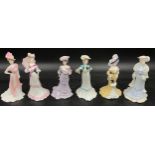 Six Coalport figures from the 'My Fair Ladies' collection to include 'Lady Clara', 'Lady Sarah', '