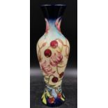 A limited edition Moorcroft pottery vase in the Party Piece pattern designed by Sandra Dance,