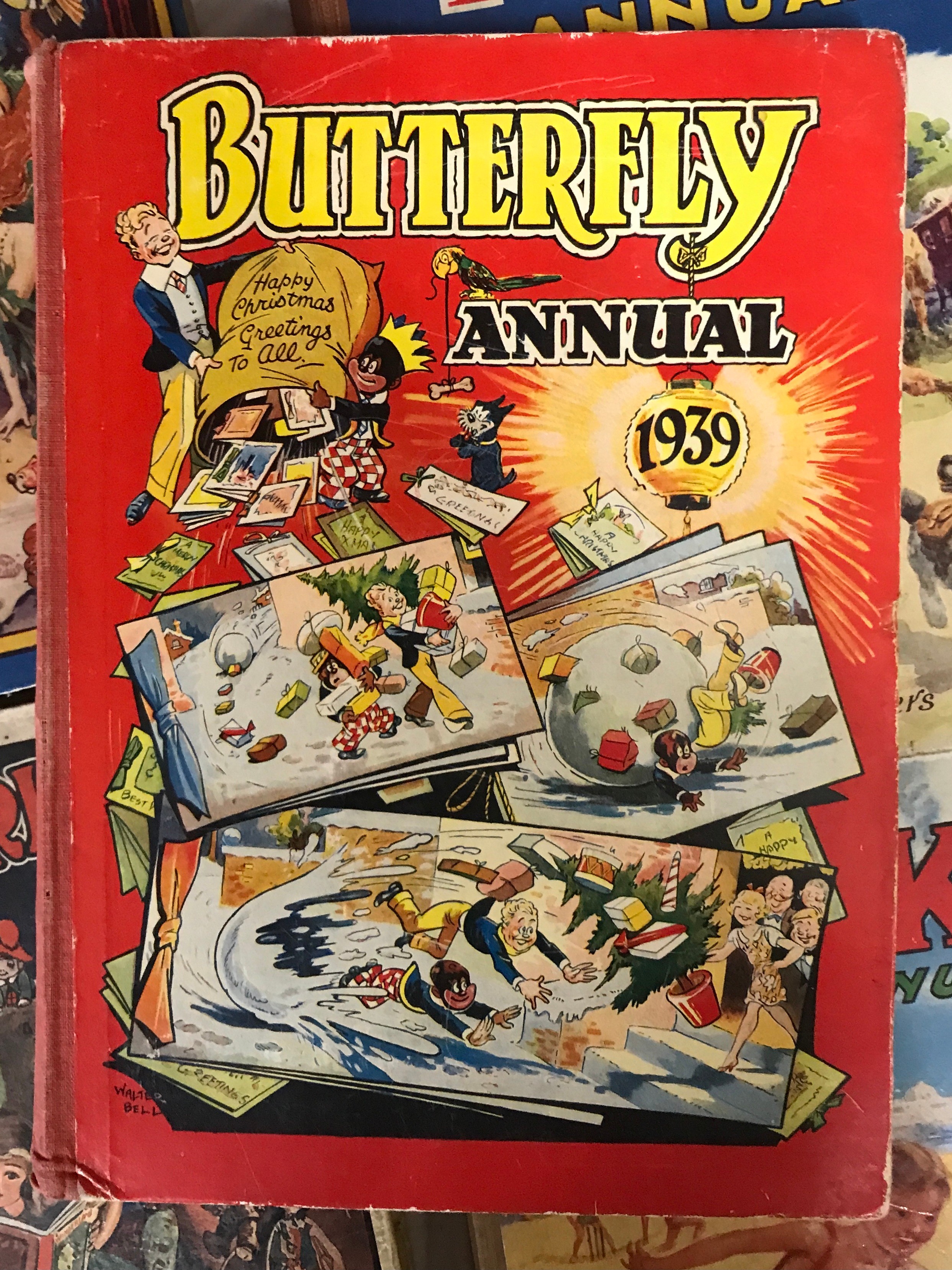A collection of 1920's and 1930's children's Annuals to include a rare 1939 Butterfly Annual, - Image 5 of 5