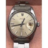 A 1960's Rolex Oysterdate Precision stainless steel wristwatch, with Rolex stainless steel bracelet.