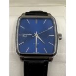 A boxed Christopher Ward C5 Malvern Automatic MKII Slimline 2 gentleman's wristwatch on black