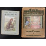 Two First Edition books by Beatrix Potter : The Tale of Mr Tod and Ginger & Pickles.