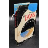 Jaws by Peter Benchley, with dust cover, published by The Book Club Associates in 1975, by