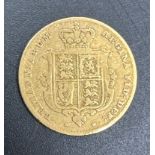 UK Victoria, 1837-1901. Gold half-sovereign, 1855. London. weighing 3.85gms.