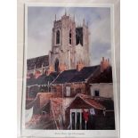 Shirley Goodsell. Limited Edition signed print 28/500. Beverley Minster - Heart of the Community.