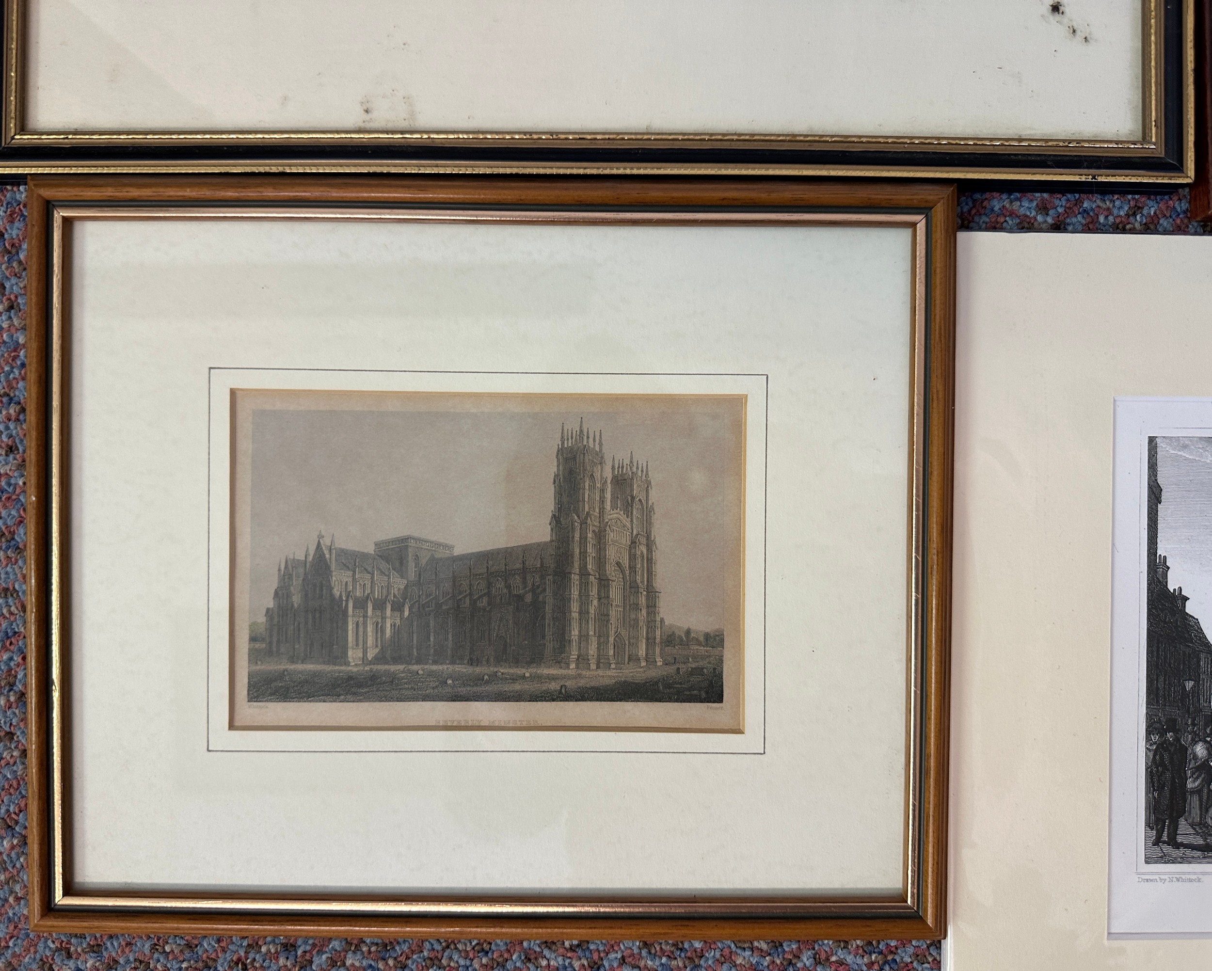 Six various prints, three depicting Beverley Minster, a limited edition print 326/850 by Philip & - Image 3 of 6