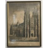 A print of the west view of Beverley Minster Yorkshire published as the act directs June 1st 1799.