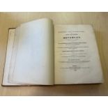 A Quarto leather bound copy of Oliver's 'History and Antiquities’ of Beverley 1829'
