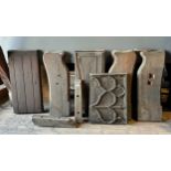 Various carved oak ex Beverley Minster to include pew ends etc.