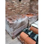 A pallet of approx 385 roof tiles. From the masons and plumber/glaziers workshop.