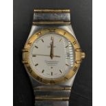 An Omega Constellation Chronometer automatic gentleman's wristwatch with 18ct crown serial no.